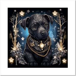 Cute Staffy Puppy Posters and Art